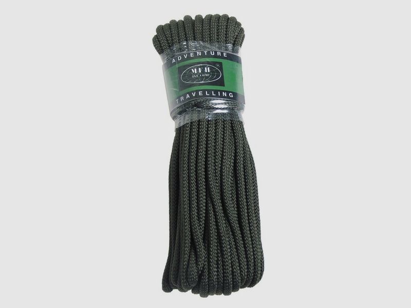 Seil / Schnur / Strick Oliv 5mm x 15m