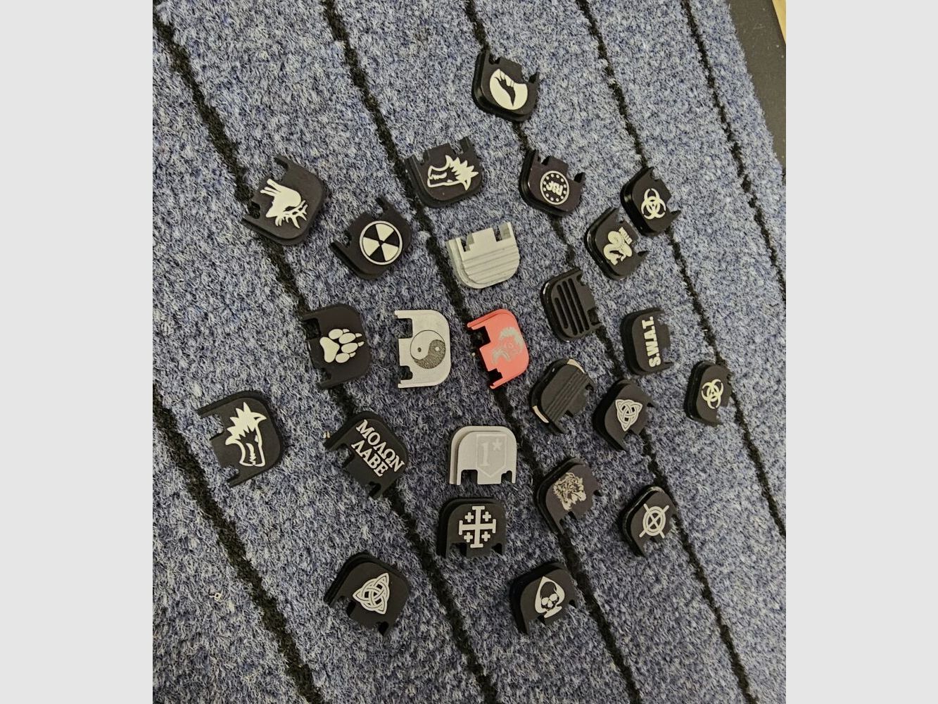 LWD Deckplatten mit Design für GLOCKs