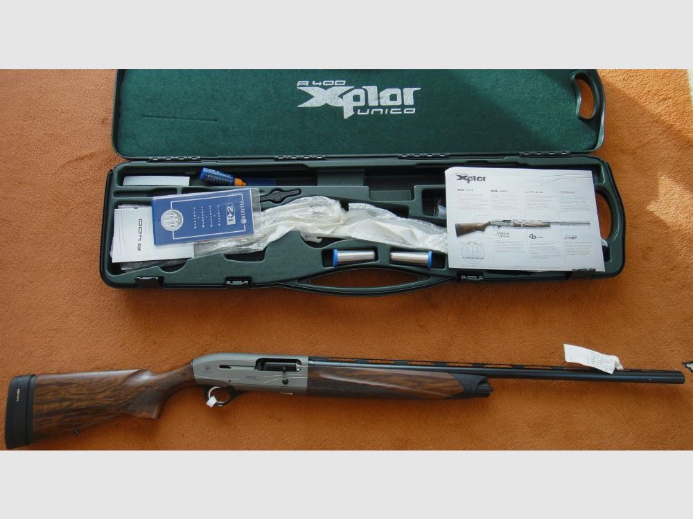 Beretta SL shotgun; Beretta A400 Xplor Unico with Kick-Off Cal. 12/89