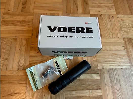 VOERE overbarrel hunting suppressor 6.5 mm – like new
