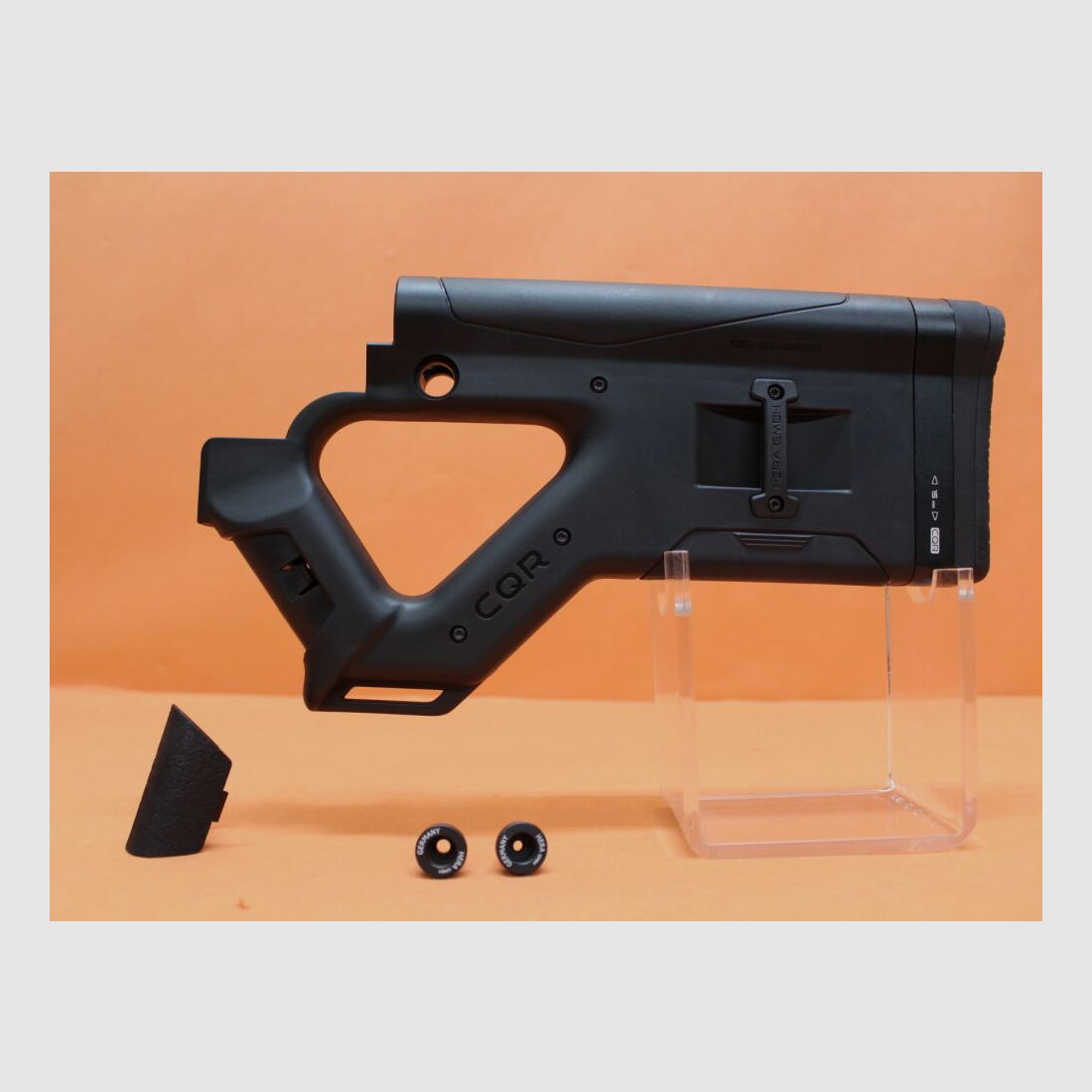 HERA AR-15: Buttstock HERA CQR-AR15 (12.12) BLK (Close Quarter Rifle) Polymer black MILSPEC Carbine Stock