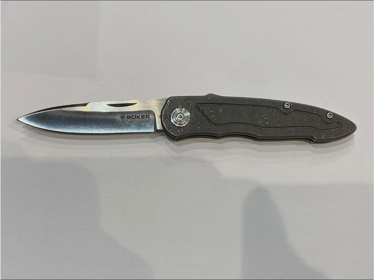 Böker Messer Special Run Merlin Damast 03/12 Solingen