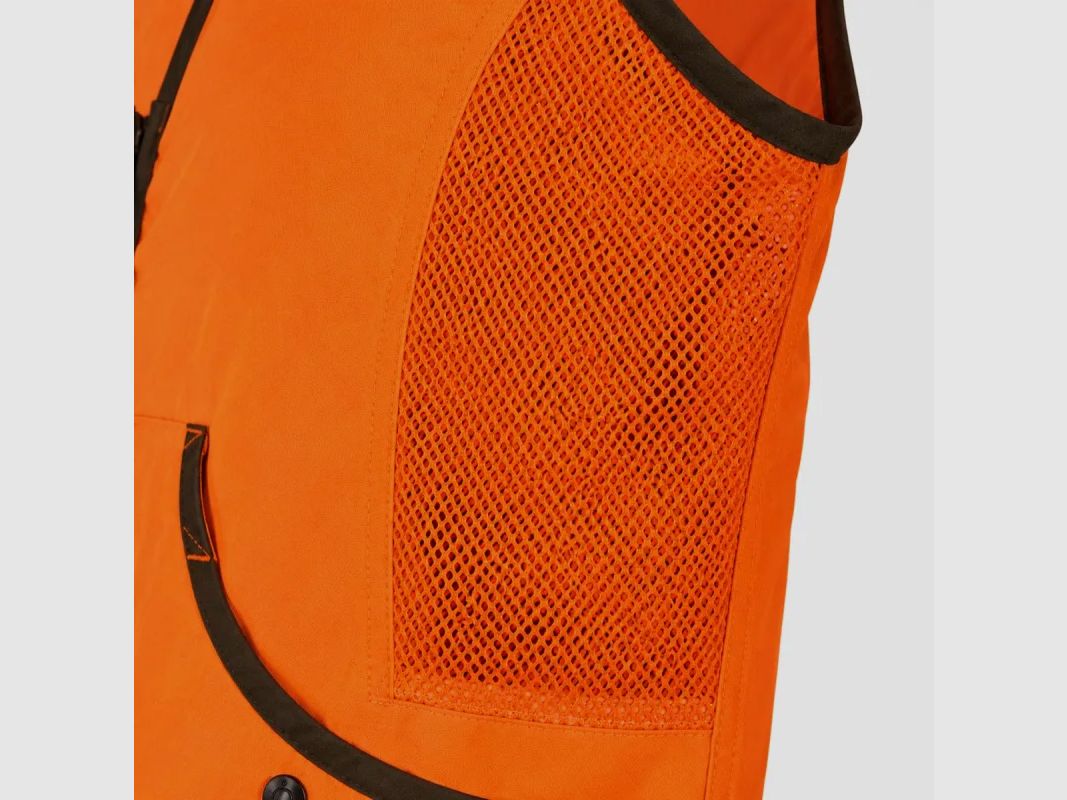 Weste Percussion Savane hochsichtbar orange belüftet, Bild 10 von 13