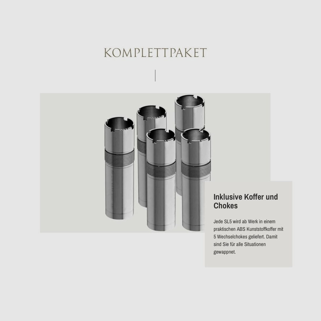 SAUER Selbstladeflinte SL5 Select Kaliber 12/76 70cm Lauflänge Wechselchoke	 12/76