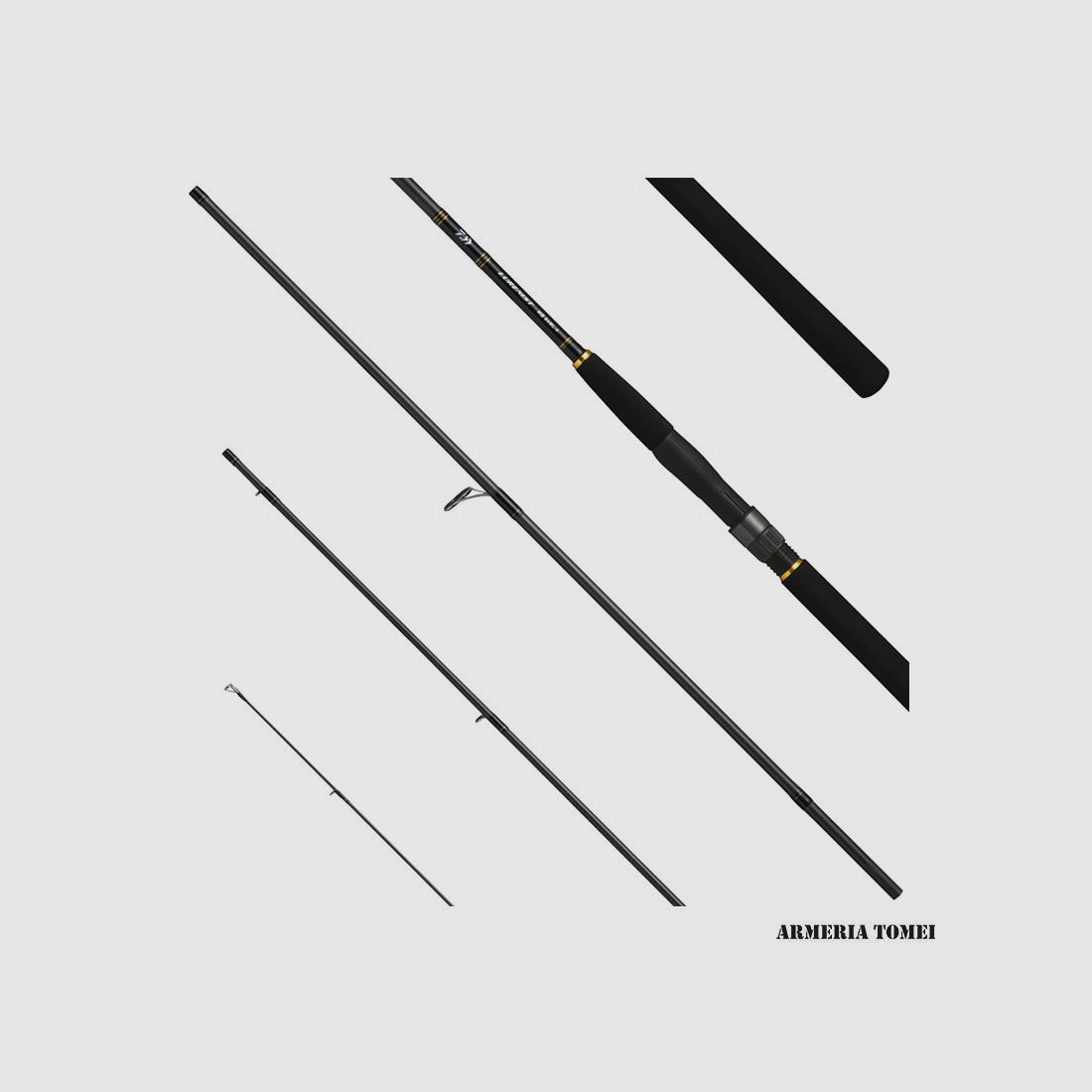 DAIWA – LURENIST MOBILE (68L-S-4) 2.03 m (6’8″) | 4 sez | 56 cm | 120g | 1-10 g | 3-8 lb | LIGHT GRIP, immagine 1 di 6