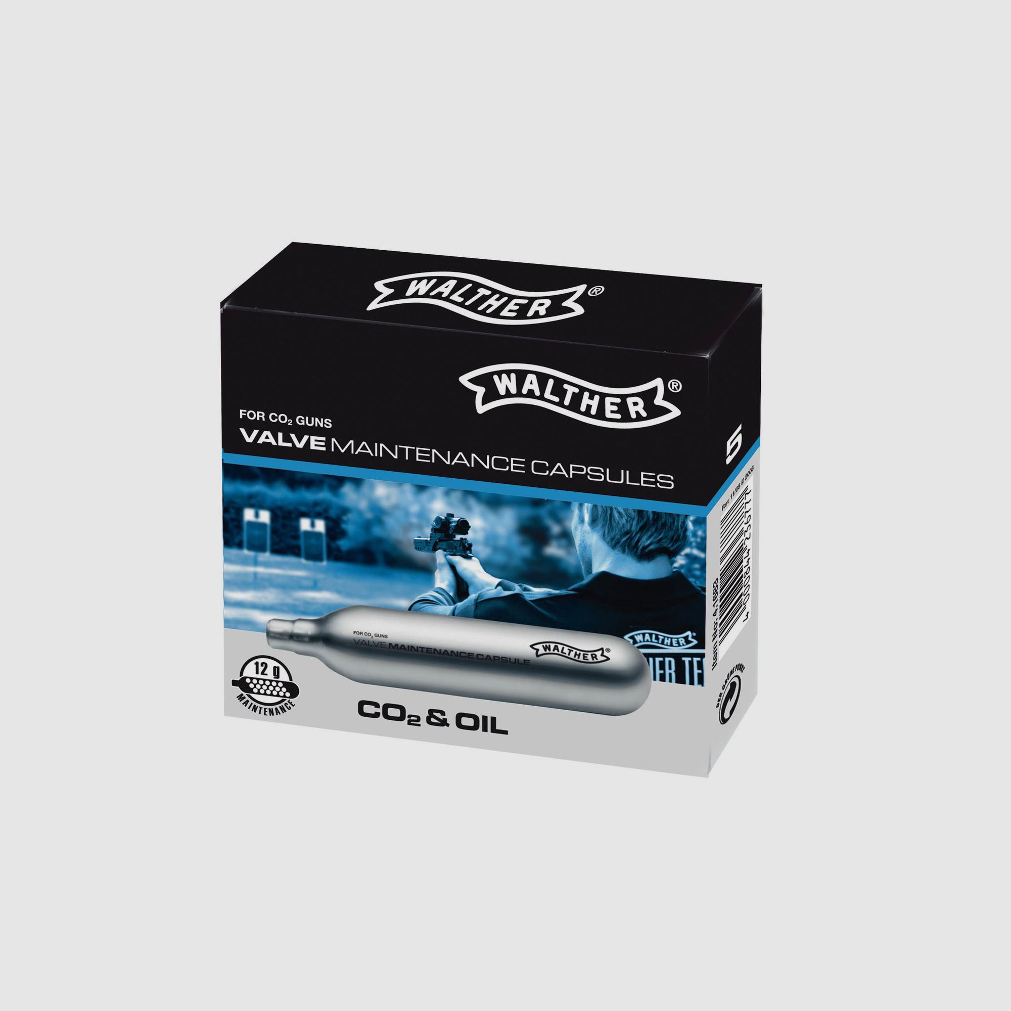 Walther 12g CO2 maintenance capsules