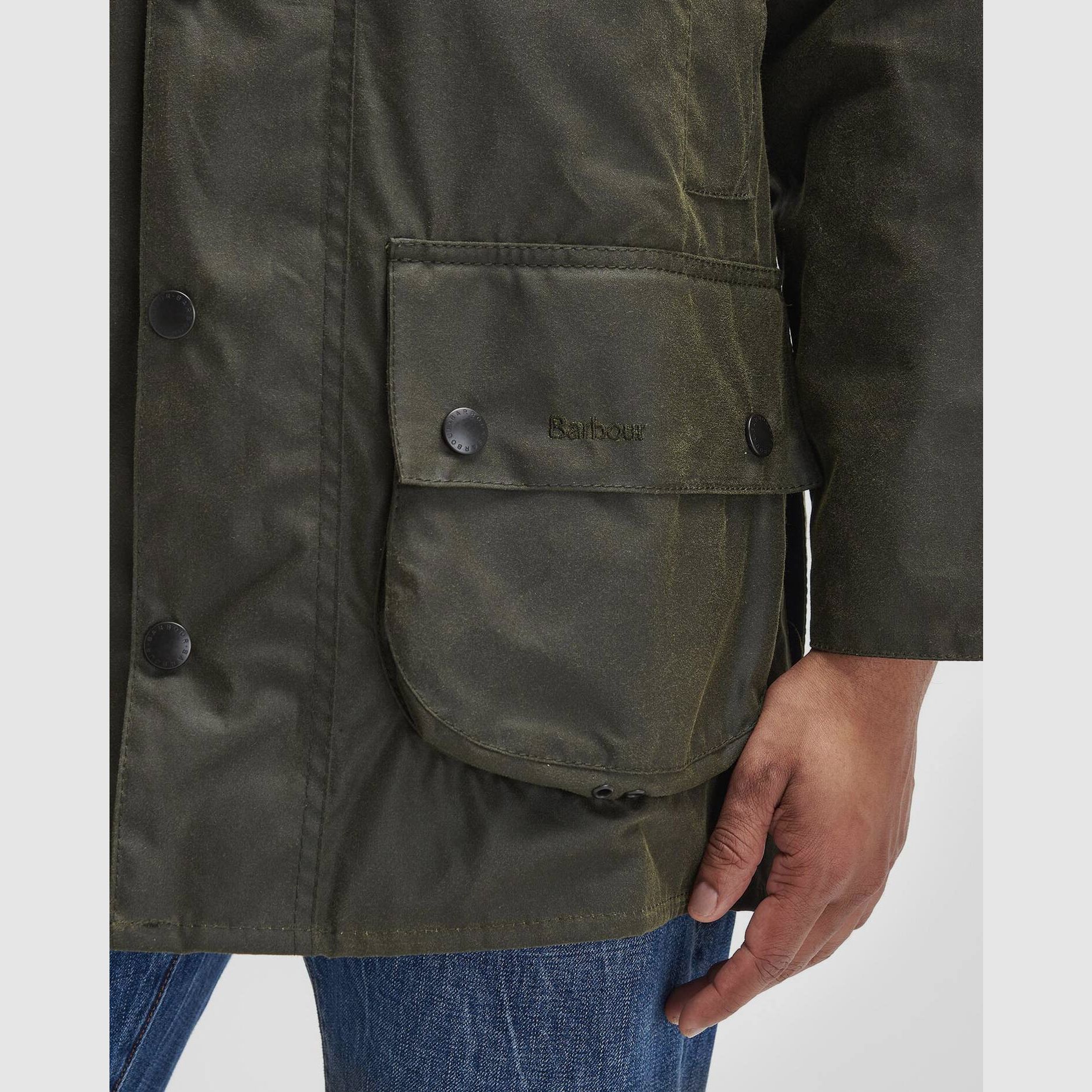 Chaqueta de cera Barbour Beaufort archivo oliva