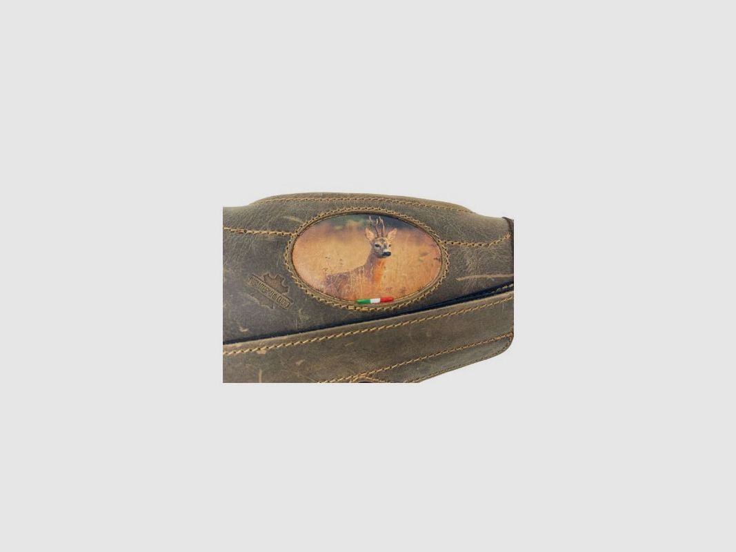 Optischer Ausrichtungsgerät Zauber der Leder für Büchse aus Leder mit verstellbarer Höhe und Rehdesign, Bild 3 von 6