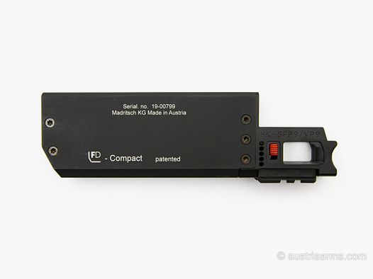 Fischer FD917 Compact Schalldämpfer – 9x19mm HK SFP9, Schwarz