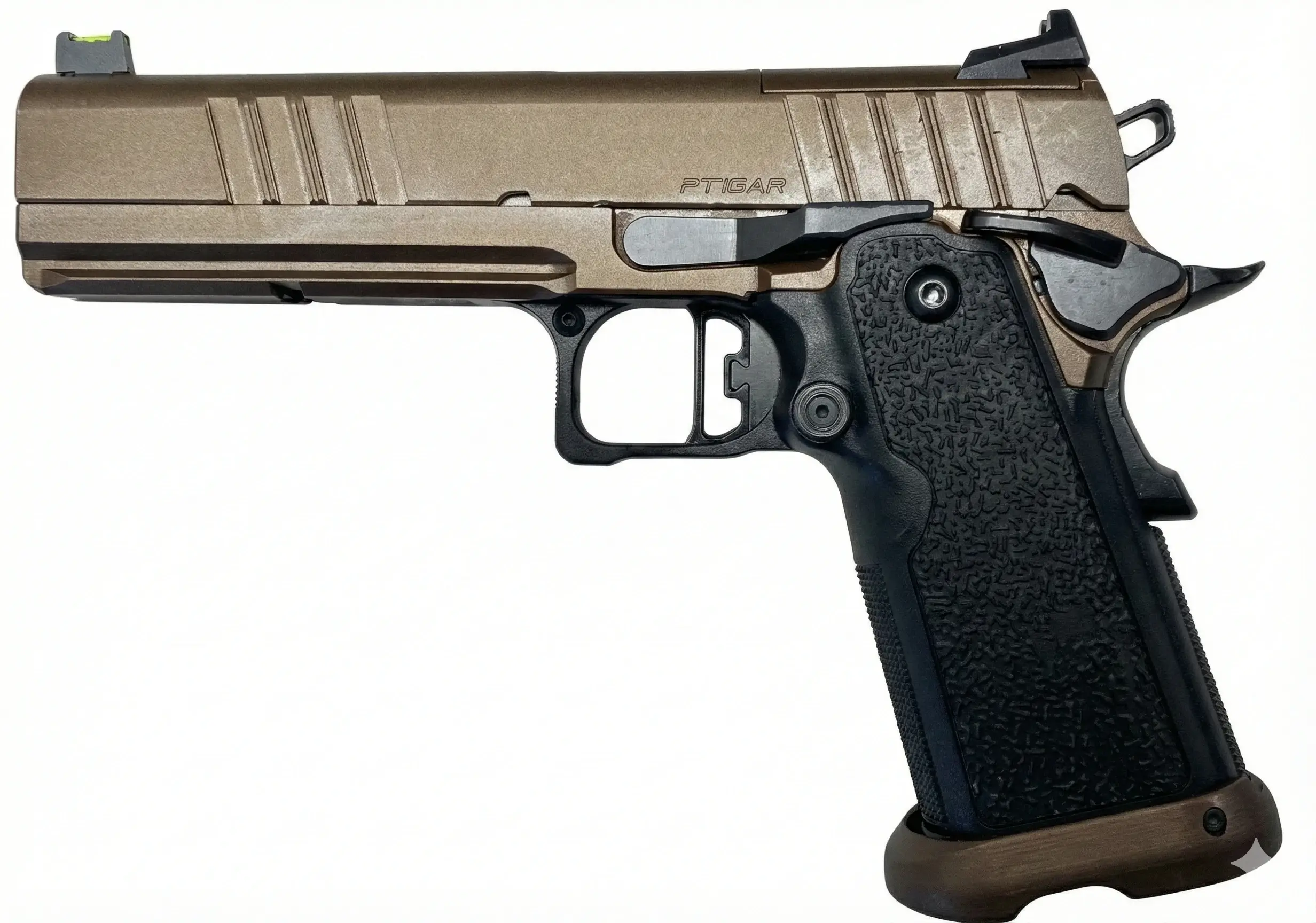 Pistola TISAS 2011 Duty 9DS FF High End, 5″ Bronze