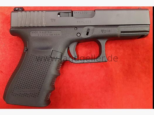 Glock 19 Gen 4 calibre 9mm Luger del stock de la empresa 9mmLuger