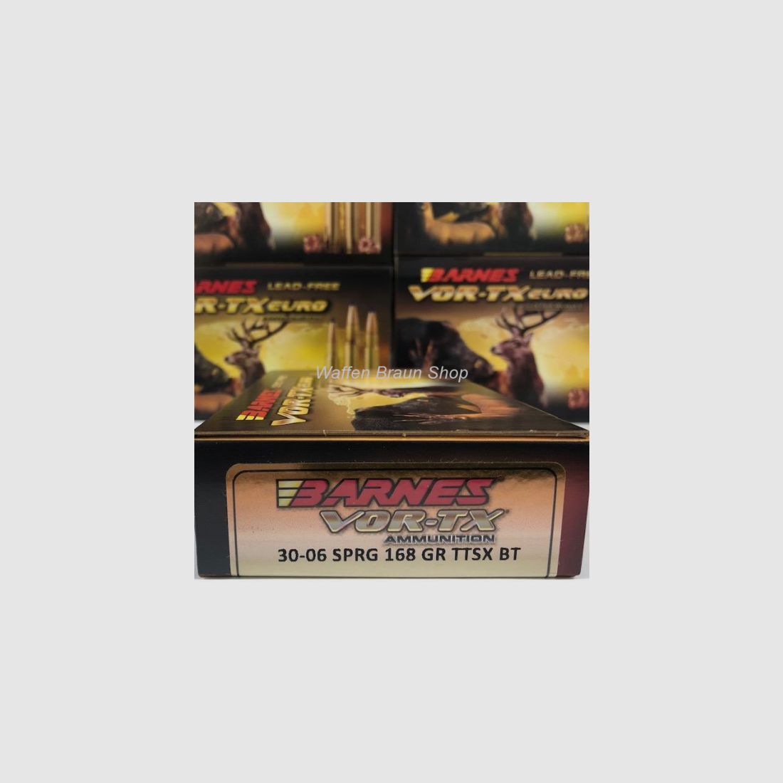 Barnes .30-06 Spr. TTSX-BR Lead-free 168 grain 20 pieces