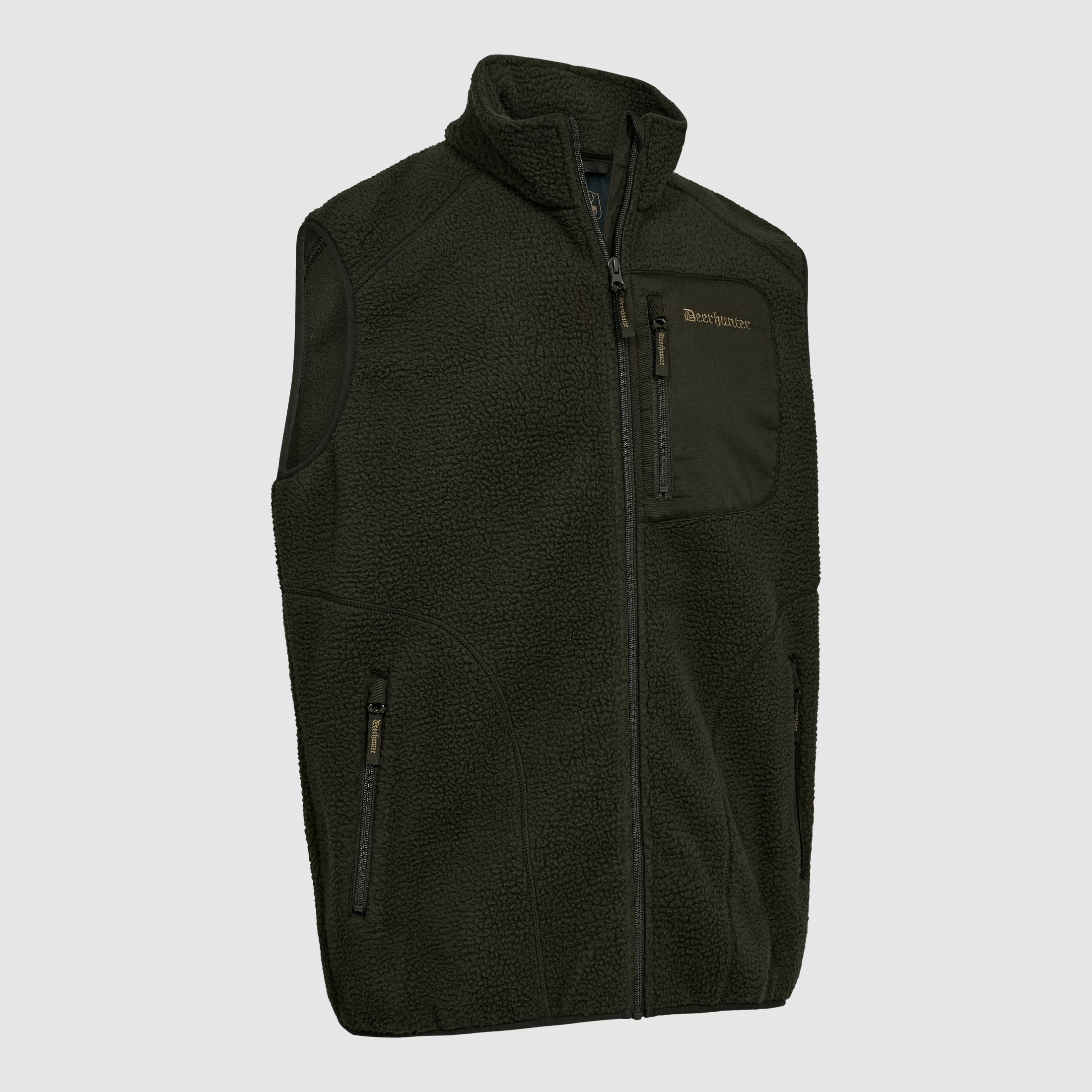 Atlas Fleece Weste - Forest Green – Größe: S