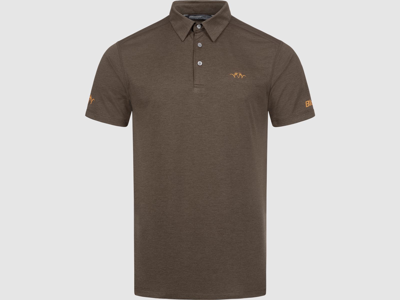 Herren Competition Polo Shirt Dunkelbraun Dunkelbraun M