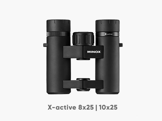 Minox 80407330 binoculars Xactive 8x25 novelty for field trips and outdoor activities
