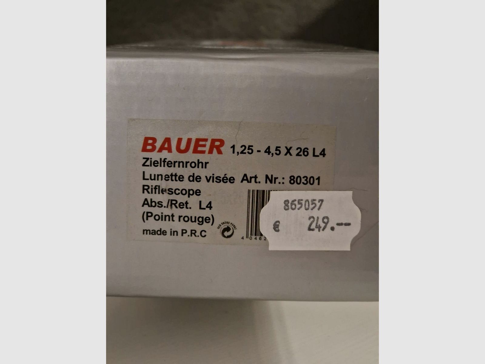 Zielfernrohr HJB 1,25 - 4,5 x 26 L4