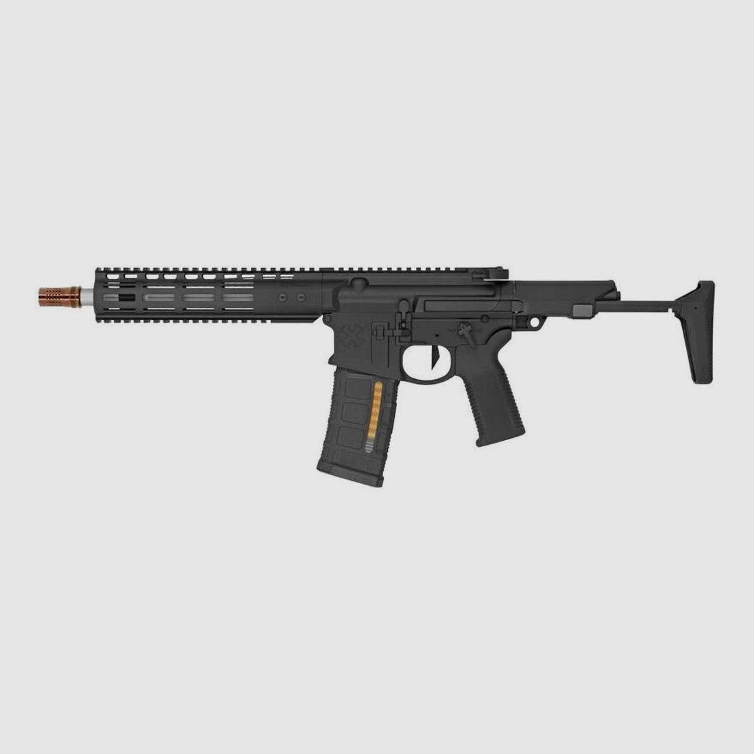 Replik GBBR MWS Ghetto Blaster Noveske 9 Zoll Double Eagle - Realistischer Blowback - Hohe Leistung - Authentisches Schießerlebnis, Bild 4 von 5