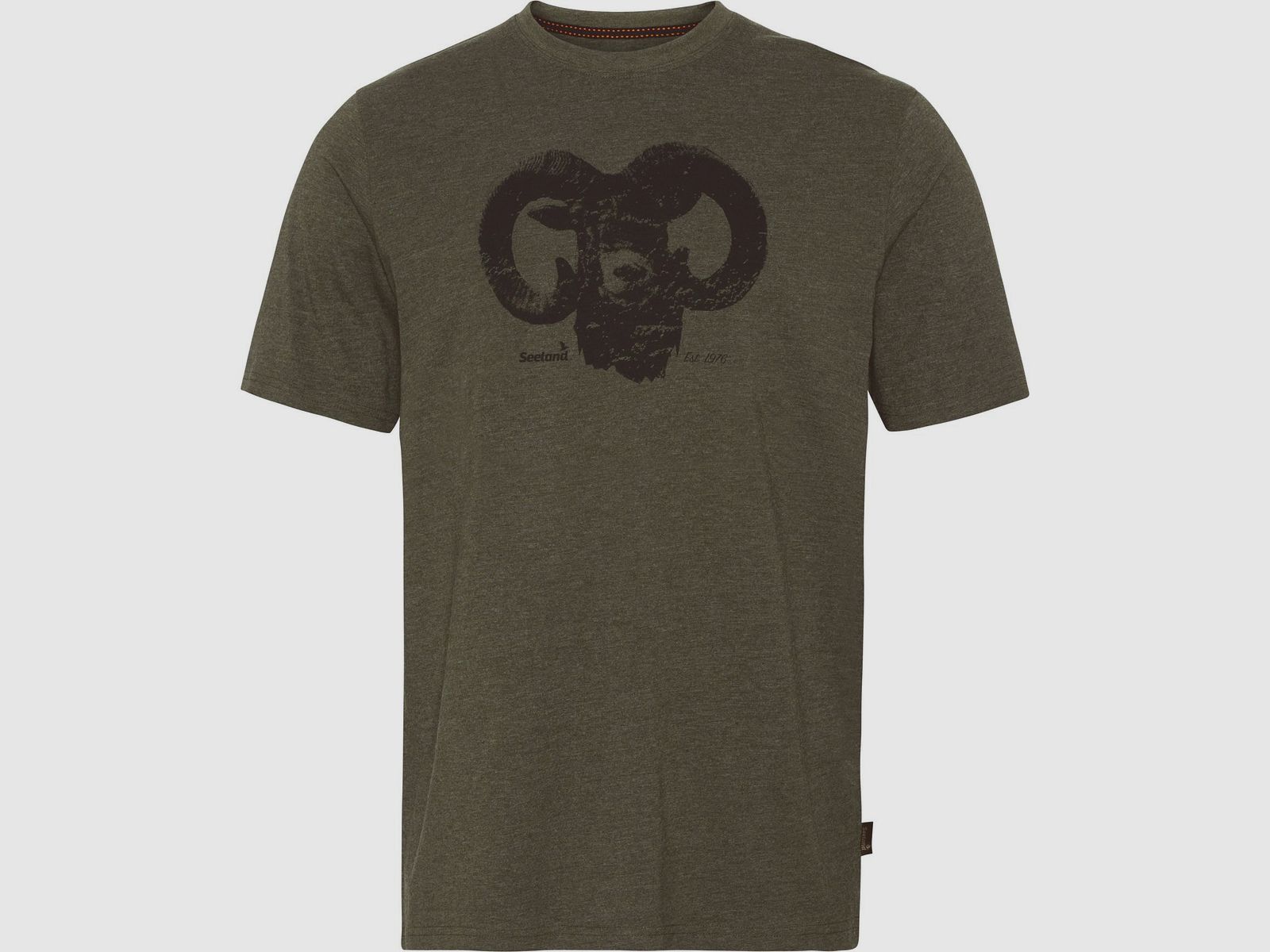 Seeland Outdoor T-Shirt Herren Tannengrün Meliert - 3XL