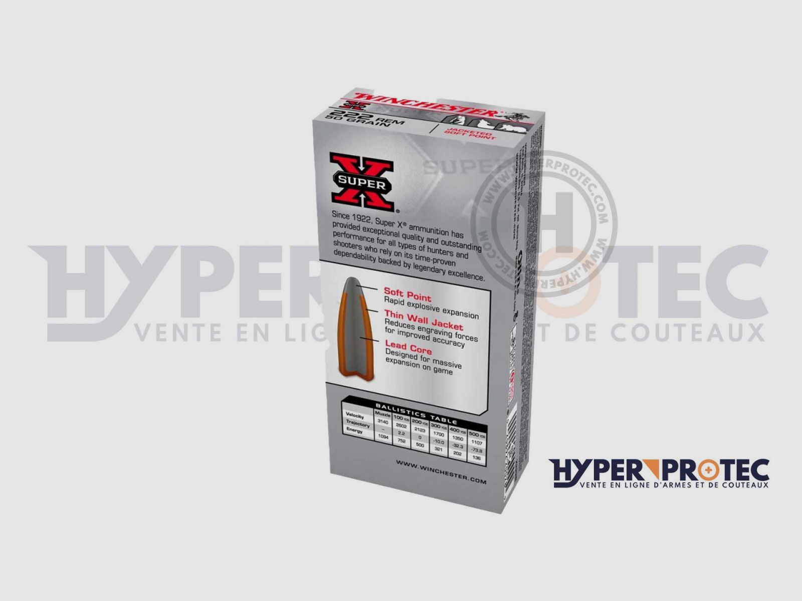 Munition 222 Winchester Super X, Bild 4 von 4