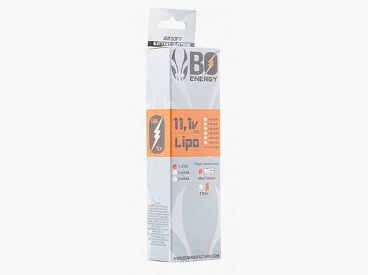 1 Stick Lipo-Batterie 3S 11.1V 1000mAh 25C T-Dean
