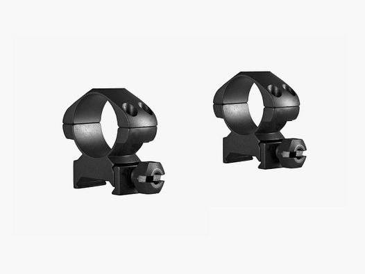 Hawke Precision Steel Weaver 1" Fixed Mount Two-Piece Medium