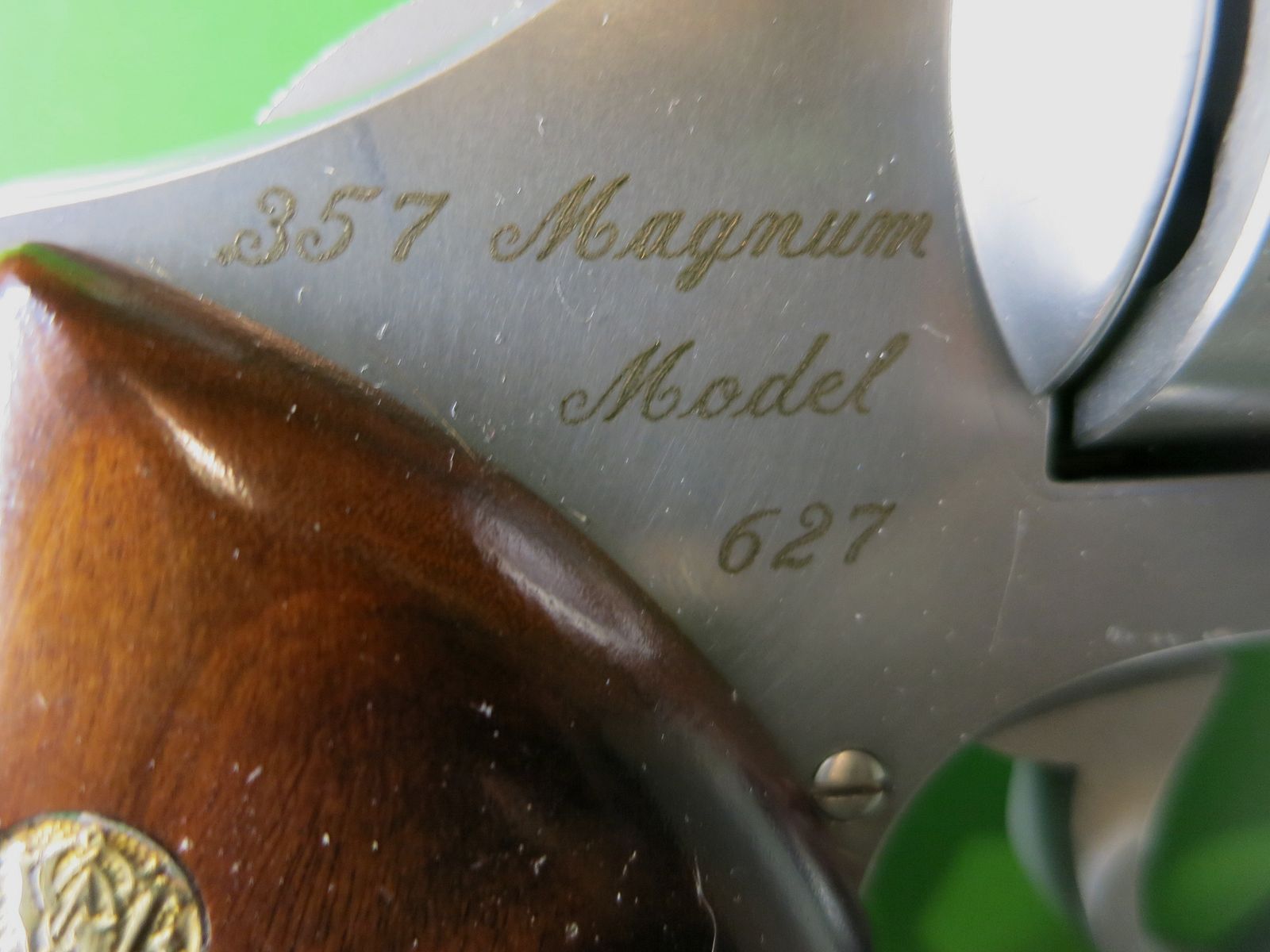 Smith&Wesson Mod. 627-0, WISCHO Target-Champion, .357 Magnum, 5.5" barrel, stainless   #64-