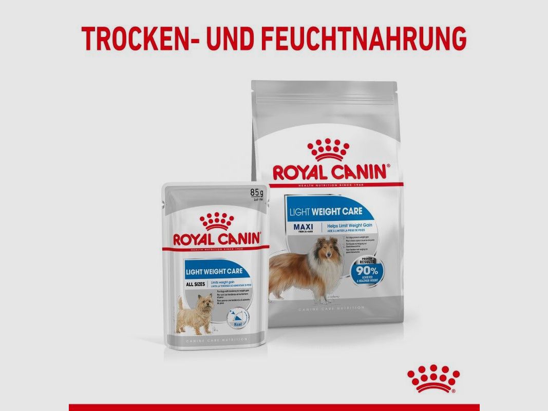 ROYAL CANIN Trockenfutter Light Weight Care Maxi für zu Übergewicht neigenden Hunden