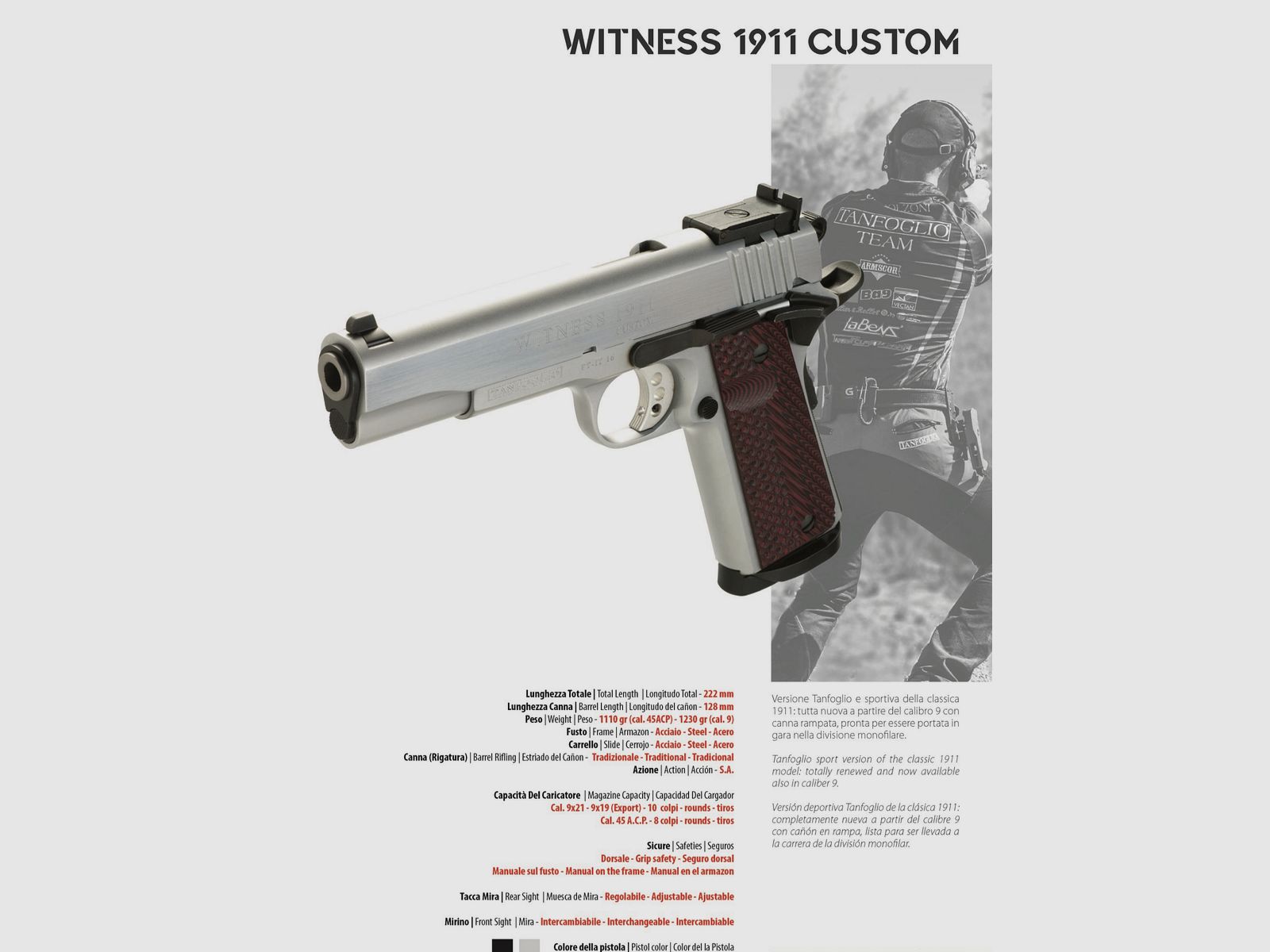 TANFOGLIO / PISTOLE / ALLE MODELLE, Bild 14 von 29