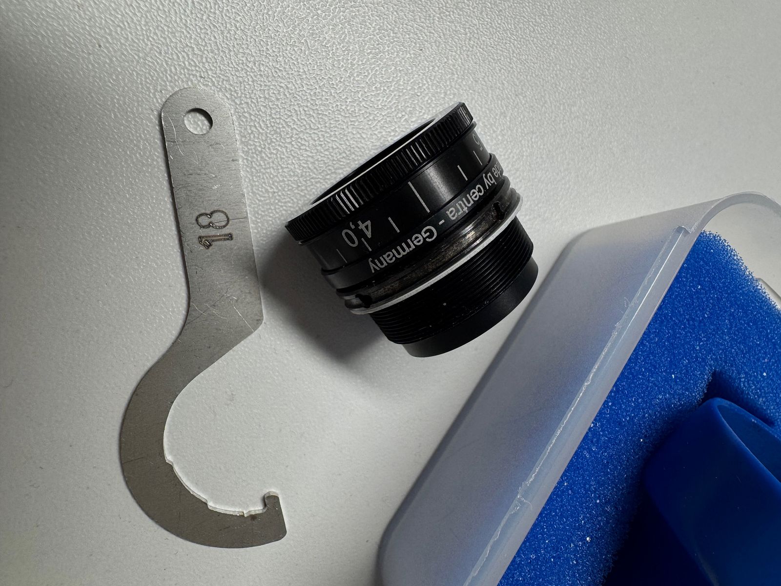 Central adjustable ring sight M18 x 0.5 / 3.8-5.8 / ring width 2mm