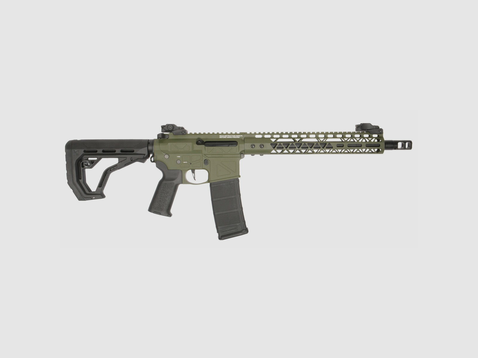GP R15 FREYA Skeleton 13" gen.2 Mlok FREYA ALPHA Oliva S-AEG Libero da 18 anni | Delta Armory