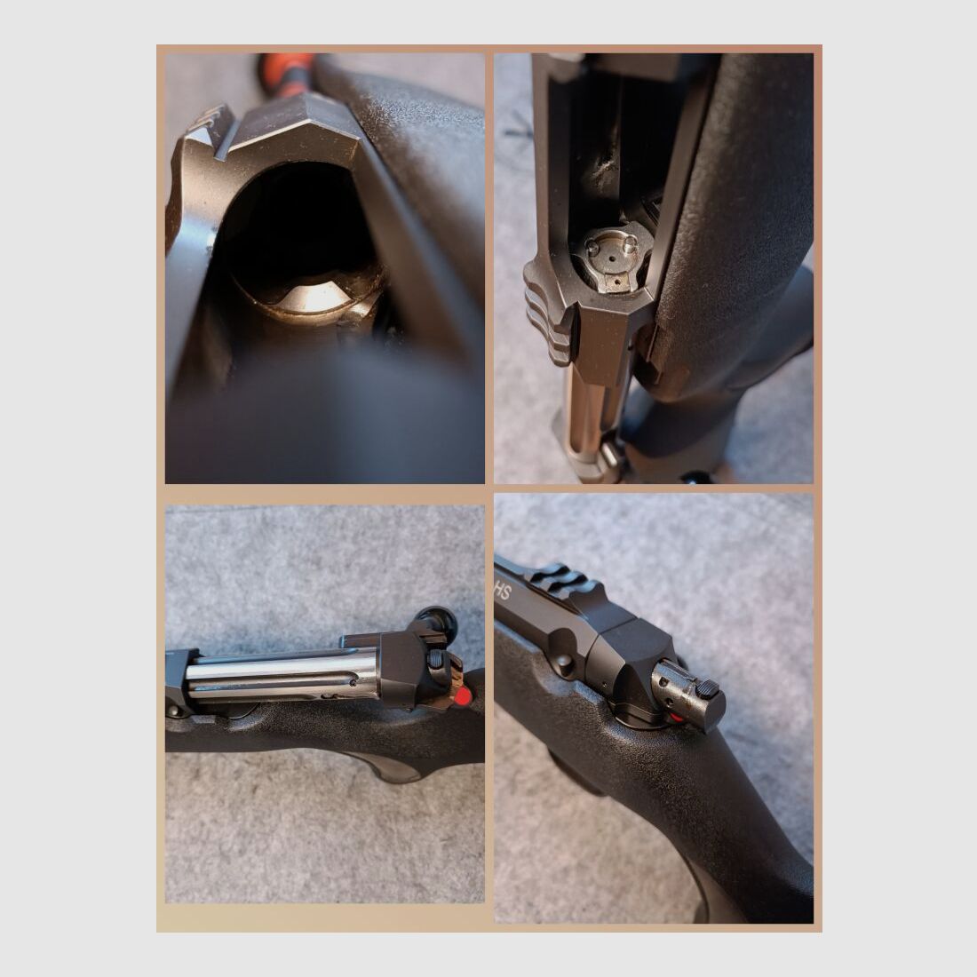 Steel Action Modell Steel Action HS gekürzter Lauf mit Schalldämpfer