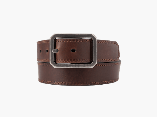 Carhartt Leather Reversible Center Bar Buckle Belt Men Dark Brown 44W
