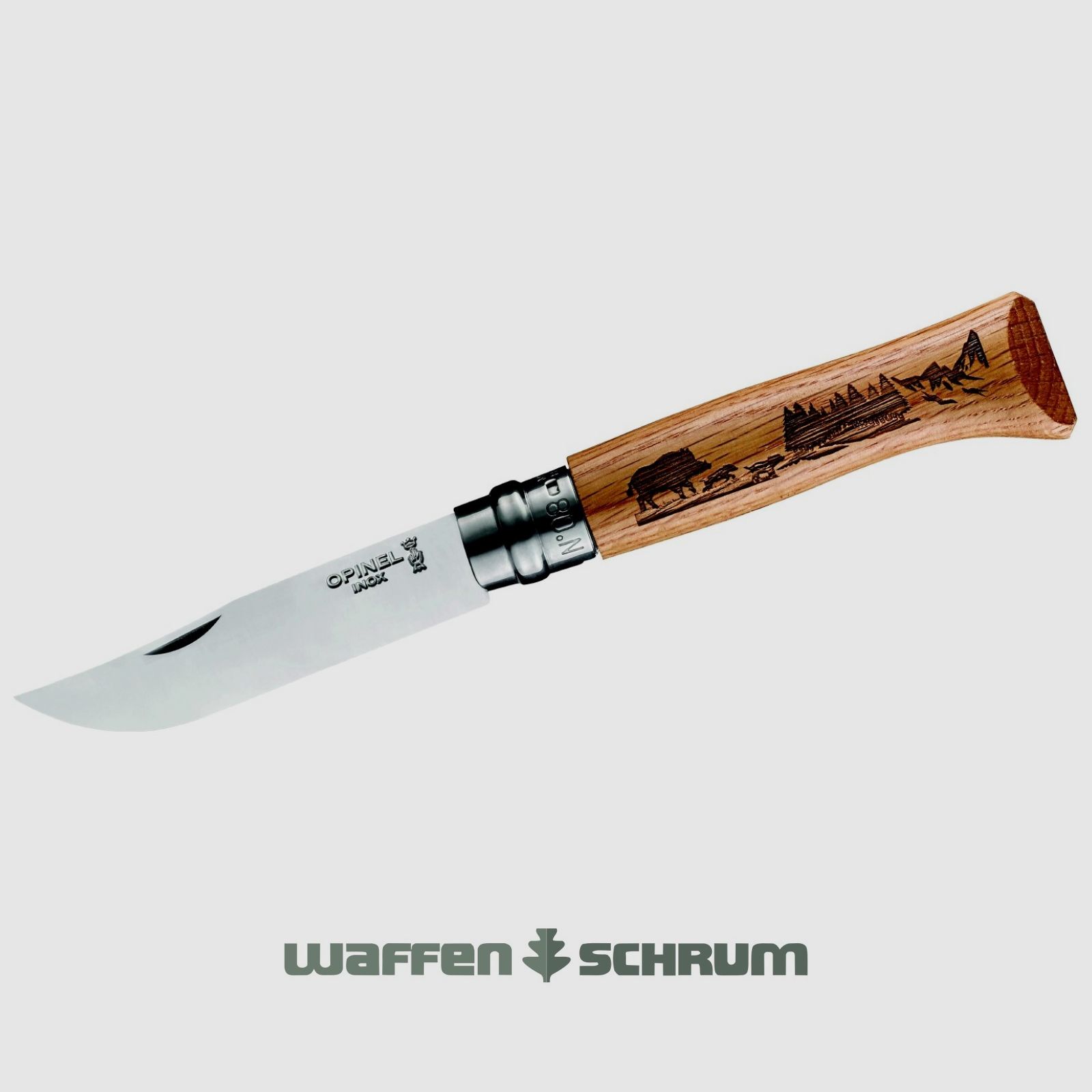 Opinel Opinel-Messer Animalia rostfrei Boar