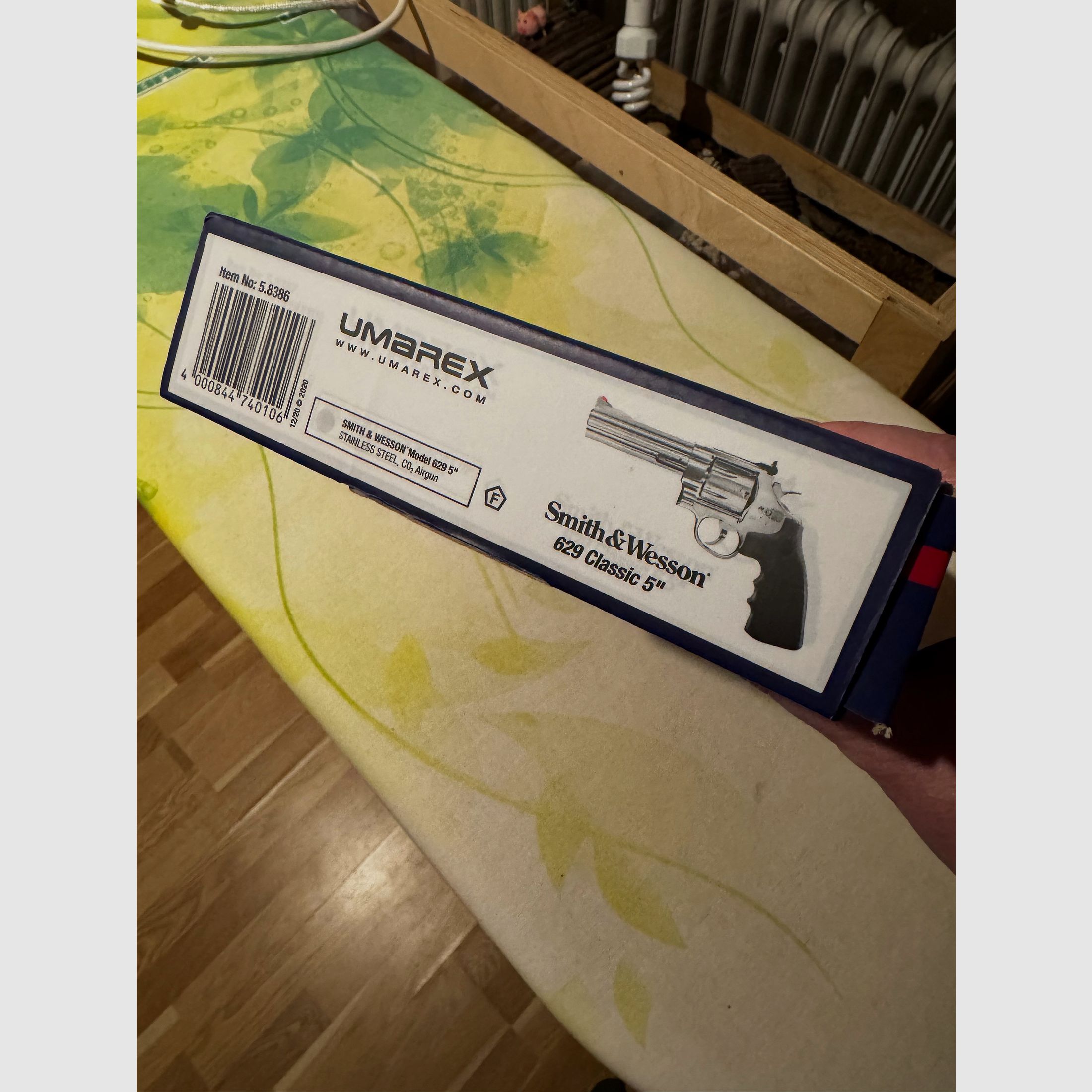 Smith & Wesson Mod. 629 Classic CO2 Revolver 5” Chrom 4,5mm VHB