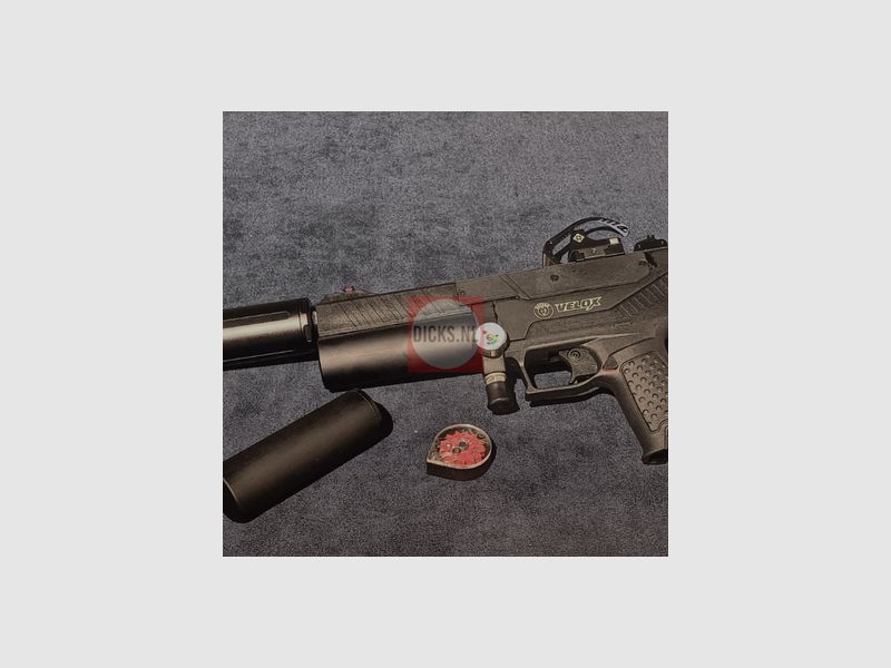 Hatsan Velox Semi-Auto PCP Pistool Black, afbeelding 10 van 12