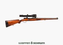 Mannlicher Schönauer - Steyr-Daimler-Puch .30-06Spring, grilletto Kessler, ZF Zeiss Diavari VM 3-12x56 Abs.40, montaggio a treppiede Suhler, LL: 51cm