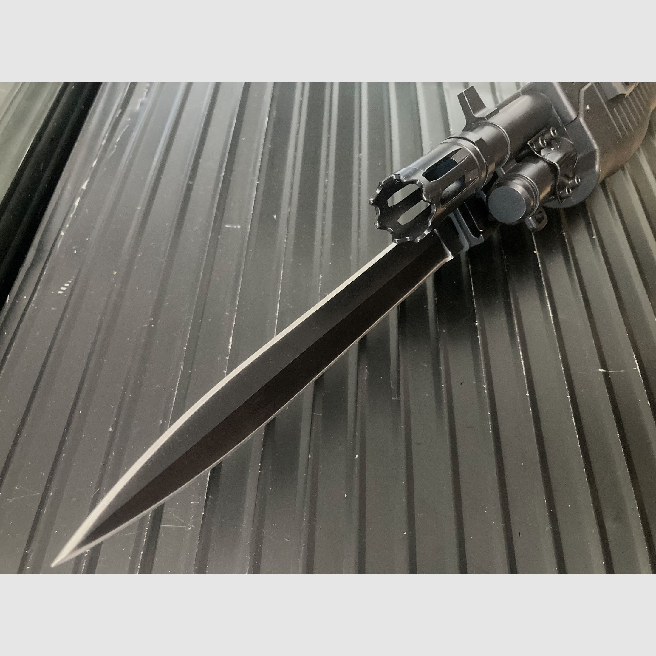Universal Picatinny bayonet made of stainless steel, among others for Umarex HDR HDP HDB HDS, First Strike, Byrna, Tippmann TiPX Home Defence crossbow etc.