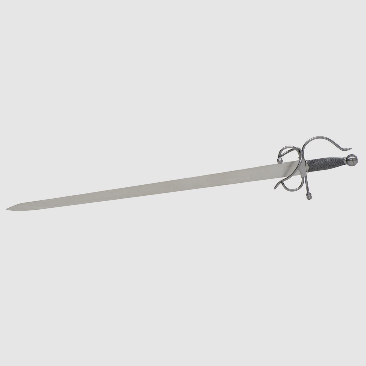 StoĂźdegen El Cid 10 - 15 Jahrhundert Kohlenstoffstahl KlingenlĂ¤nge 84 cm (P18)