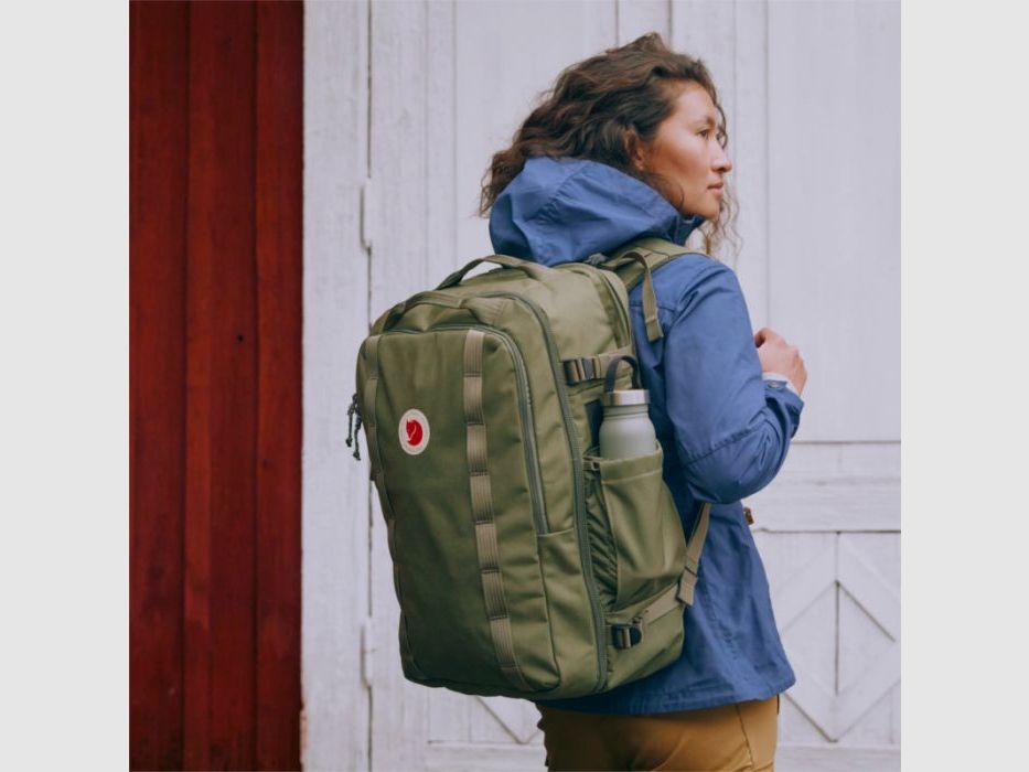 Fjällräven Sac à Dos de Voyage Färden Carry-On Pack 40L | vert, image 11 sur 12