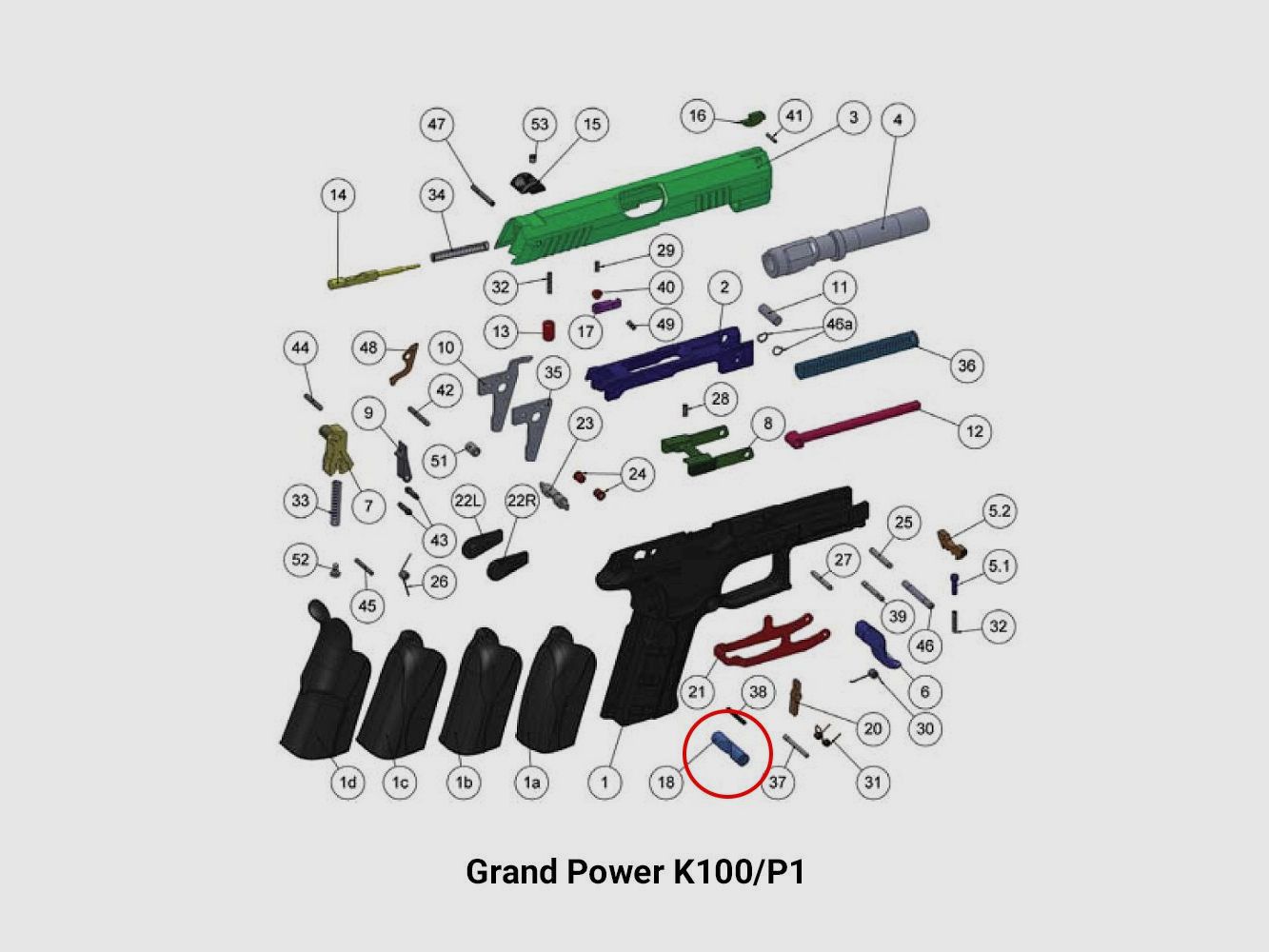 Grand Power magazine for K100, image 3 of 3