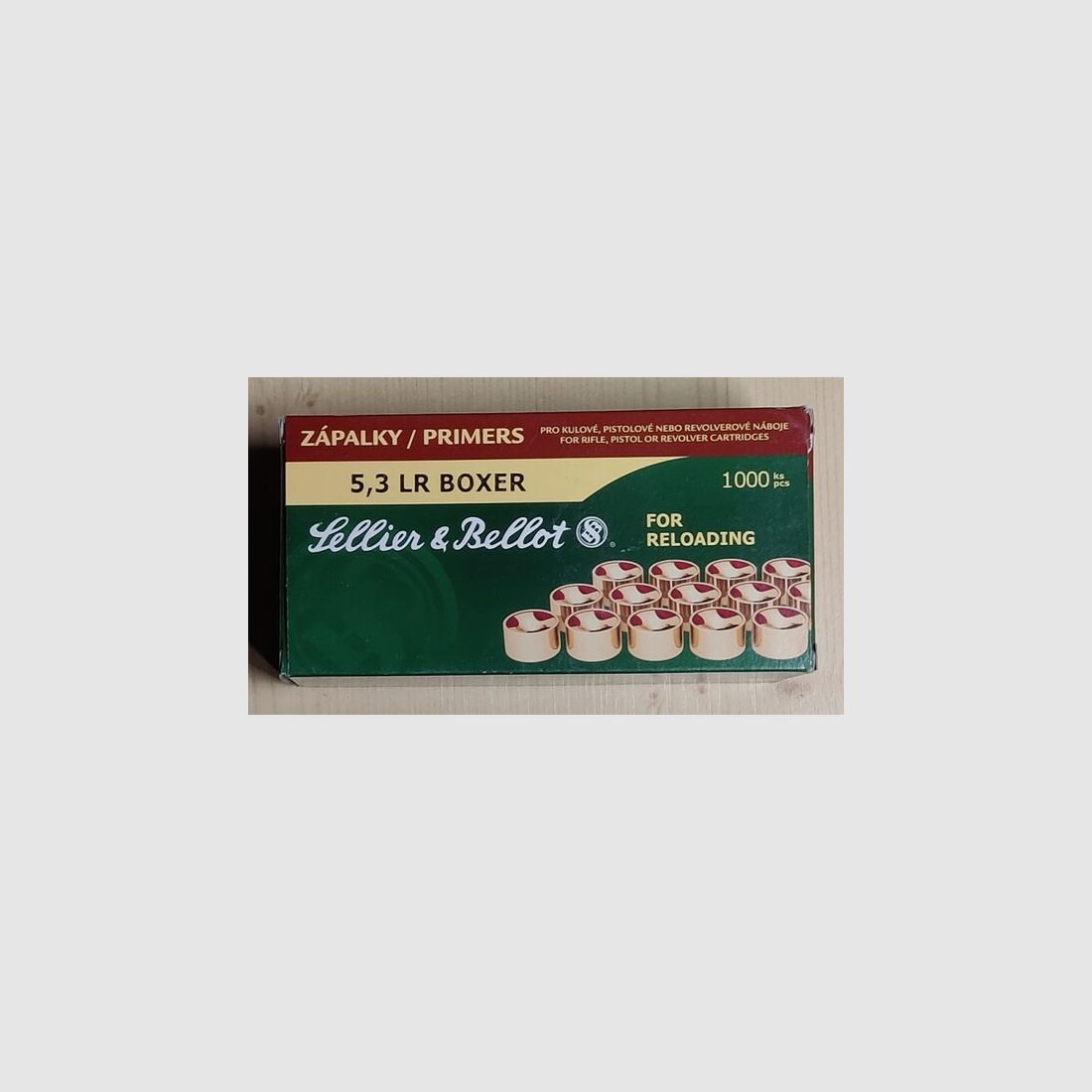 Zündhütchen S&B 5,3 LR Boxer