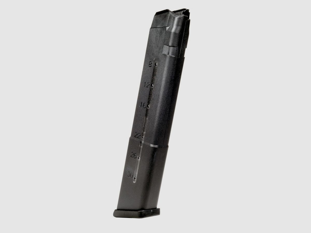 Chargeur 30 coups avec fenêtre pour Glock cal 9×19 (AC), image 1 sur 4