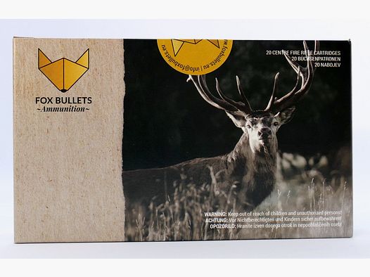 Fox-Bullets .308 Win Hunter Classic 9,7g/150gr Büchsenpatronen Bleifrei
