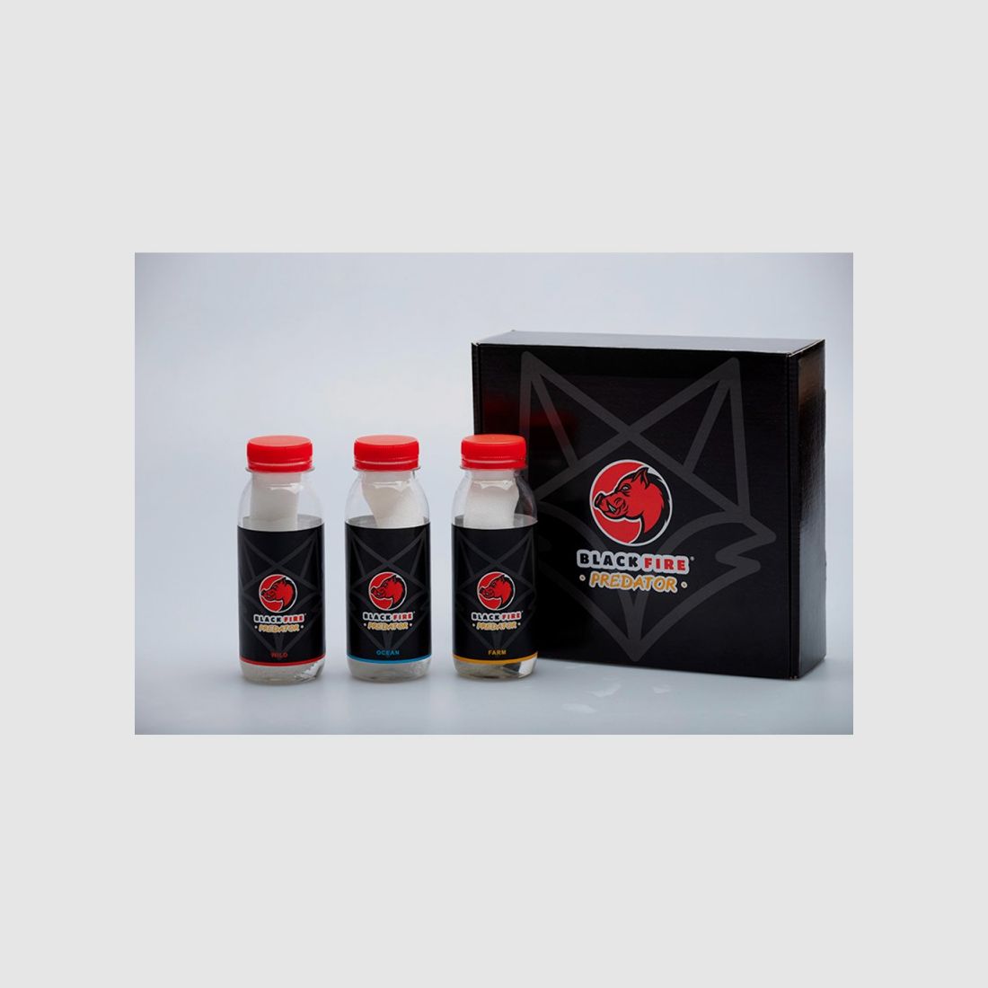 Pack mit 3 Flaschen Aroma Black Fire Predator, Bild 2 von 3