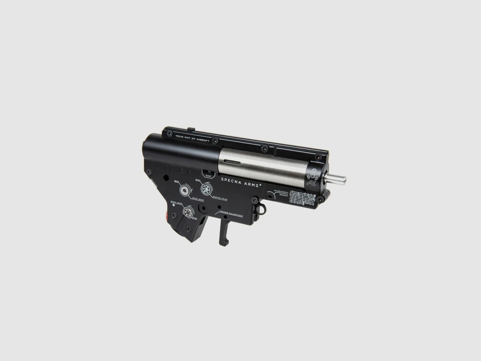 SA M4 Carbine M-LOK (SA-P20 PRIME™ Aster II ETU BLDC™) Rifle Airsoft Libre a partir de 18 - Negro/Tan -F-