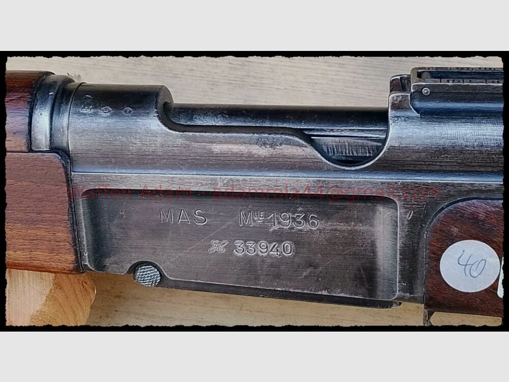 MAS Manufacture Nationale d'Armes de Saint Etienne MAS 36 , 1940