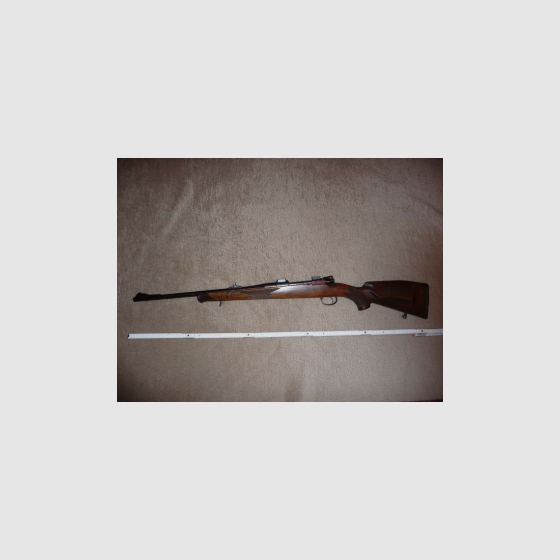 System Mauser 98er Kurz-Repetierer: Kal. 6,5x55, Lauflänge ca. 52cm Semi Weight, EAW Schwenkmontage, Rückstecher