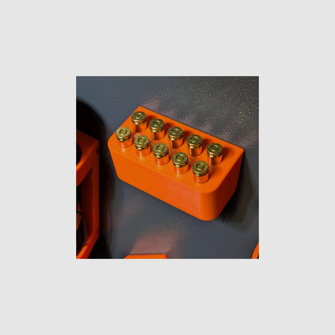 Magnetic ammunition holder for cartridges for the gun cabinet - accessories for the gun cabinet