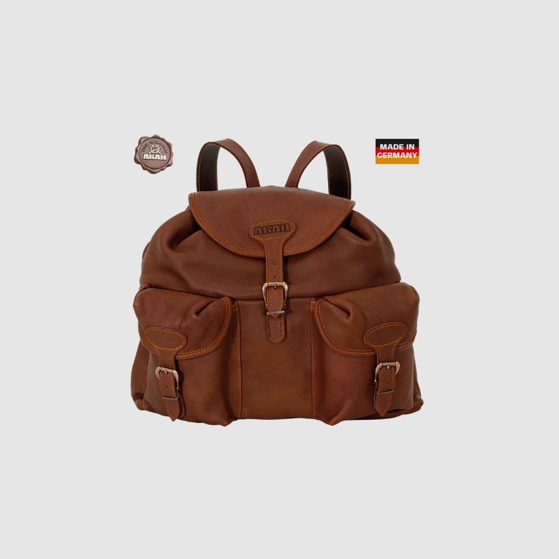 Sac à dos en cuir de cerf AKAH