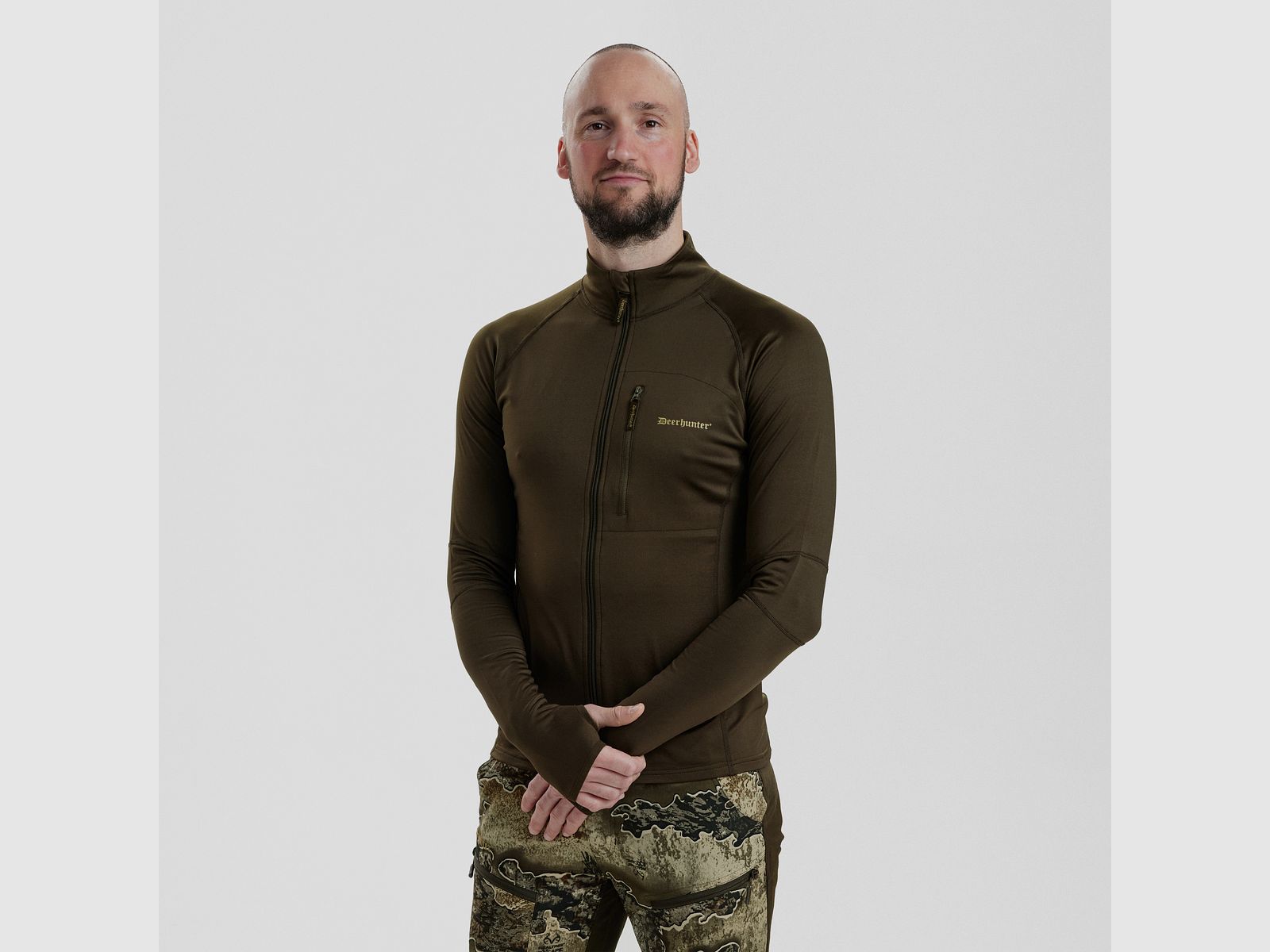 Excape Insulated Cardigan - Art Green - Size: 2XL
